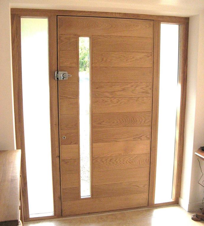 Bespoke Solid Wood Front Door Isle Of Wight - Woodgrain Workshop Bespoke Joinery & Carpentry Isle Of Wight